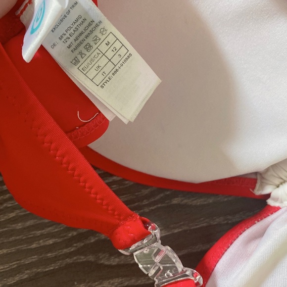 Fuchsia swim top M/UK12 - Picture 2 of 2